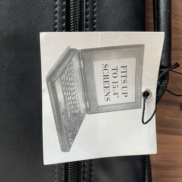 NWT Kenneth Cole Reaction Black 15.4” Screen Laptop Bag 533545GB “Bag To Differ” - Picture 3 of 8